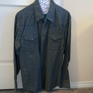 Men's Patterned Long Sleeve Shirt